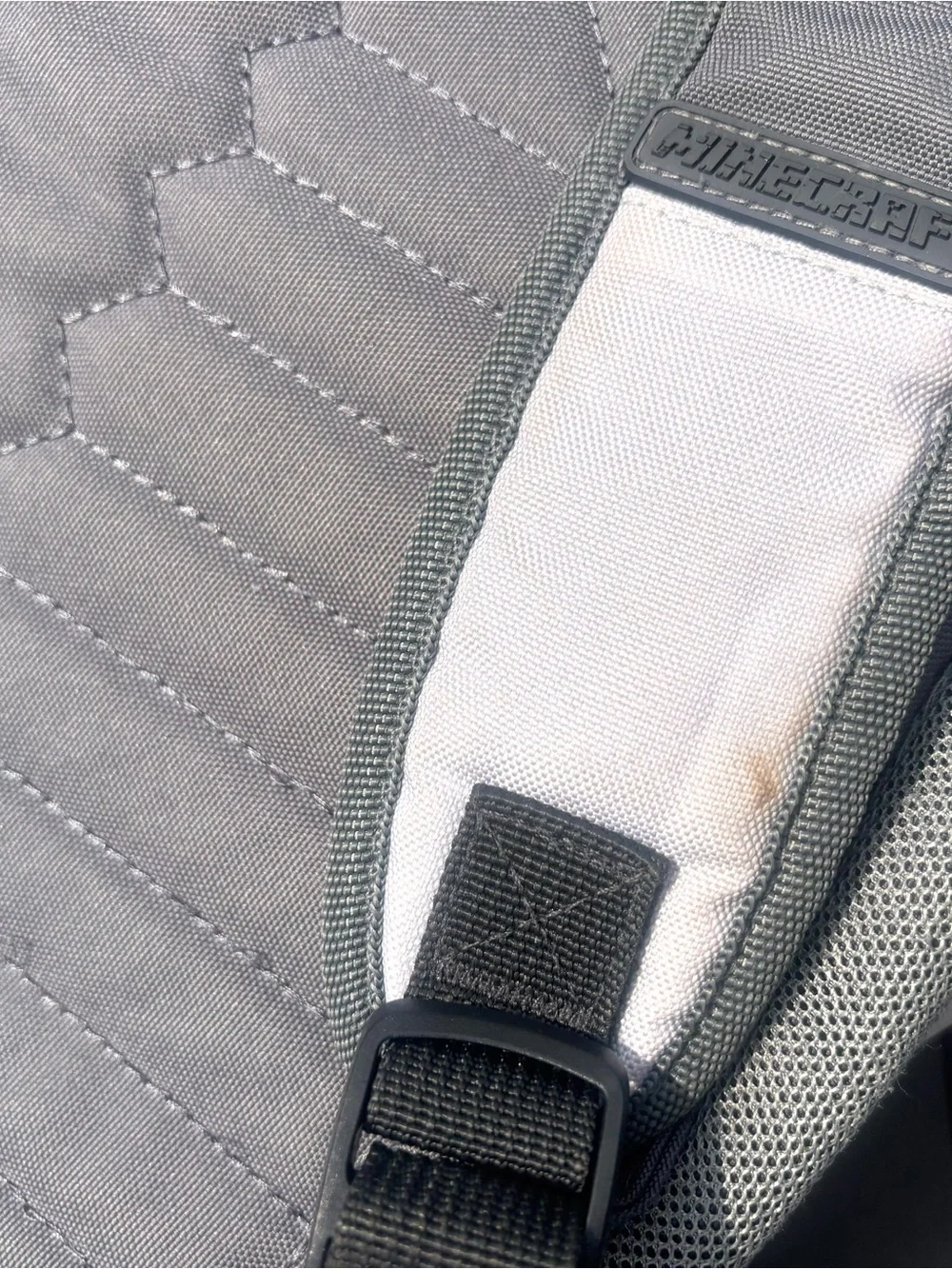 Gray Minecraft Backpack